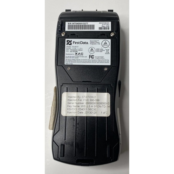First Data Credit Card Reader FD 400GT GPRS EMV Thermal Debit Card Machine Works - Picture 5 of 12